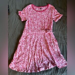 Cute Pink Lands End Dress sz 10-12
